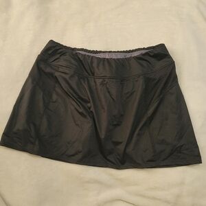 Augusta Womens Skort Skirt Sz Medium Black Golf‎ Tennis Athletic Workout Sports